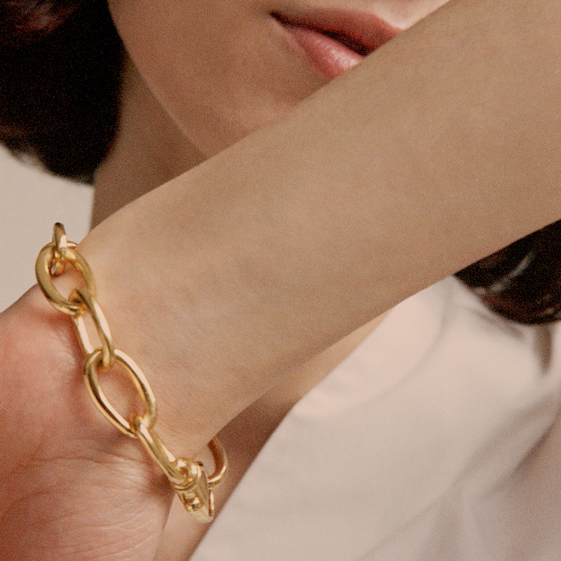 VERY curated luz ortiz classic chain bracelet