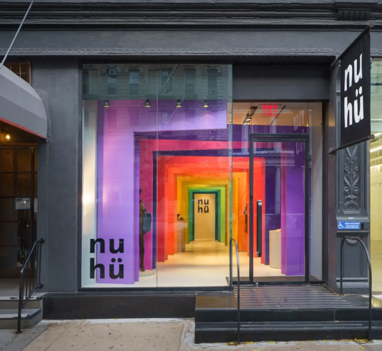 nuhü division store front 426 West Broadway in SoHo NYC