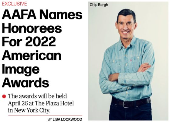 WWD article from 01.10.22 announcing 2022 American Image Awards