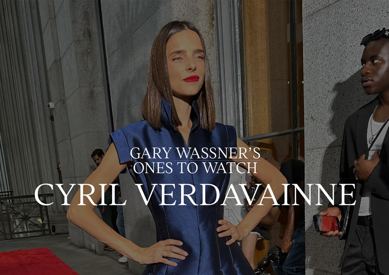 Gary Wassner for FGI Ones to Watch - Cyril Verdavainne