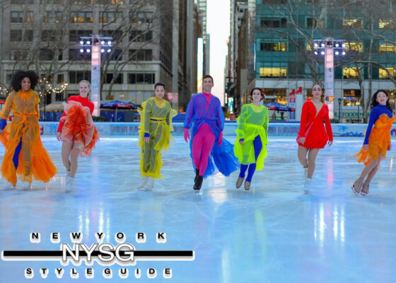 Leanne Marshall AW2024 on the Ice in Bryant Park in New York Style Guide