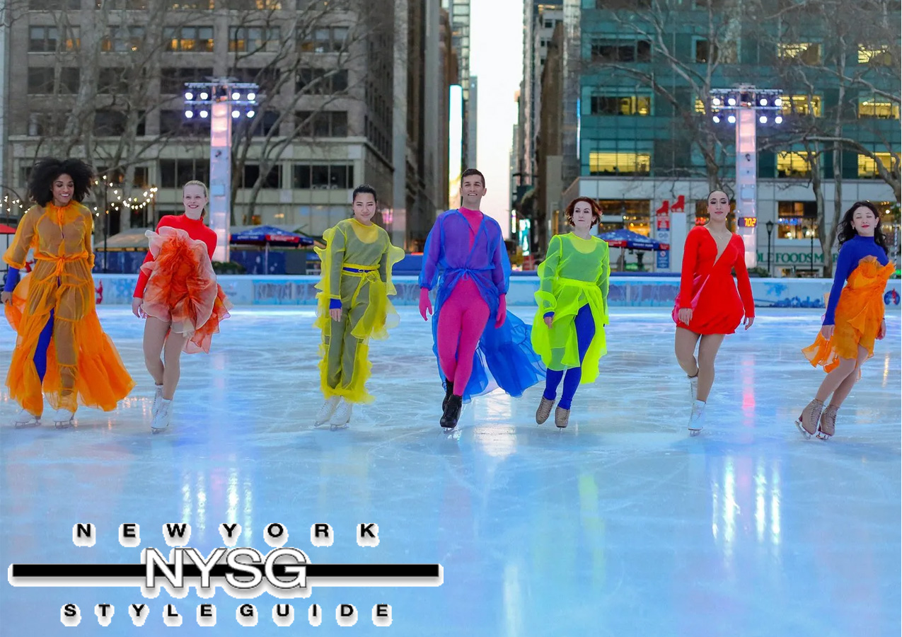 Leanne Marshall AW2024 on the Ice in Bryant Park in New York Style Guide