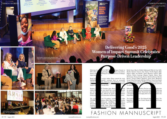Delivering Good Women of Impact Summit in Fashion Mannuscript