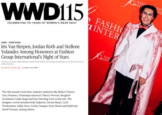 Evan Hirsch in WWD at FGI Night of Stars