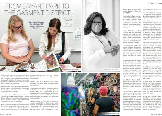 Kent State NYC Studio & Fern Mallis in Fashion Mannuscript